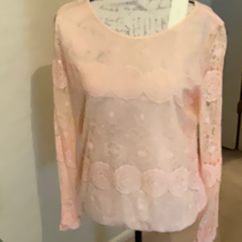 Sofie Max brand. NWT. Orange sherbet color. P to P 20 1/2”.